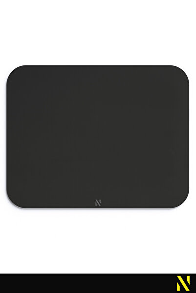 nilizma Mouse Pad ergonomic de culoare neagră, ideal pentru uz casnic și la birou, cu suprafață anti-alunecare