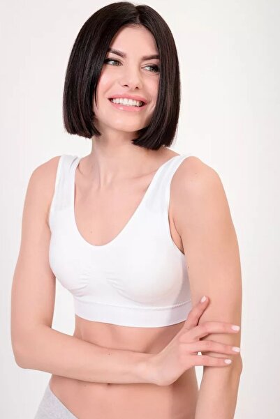 MİSTİRİK Κορσές σύσφιξης σουτιέν Panax White Color Thick Straps - Μαζεύοντας και κατά της χαλάρωσης