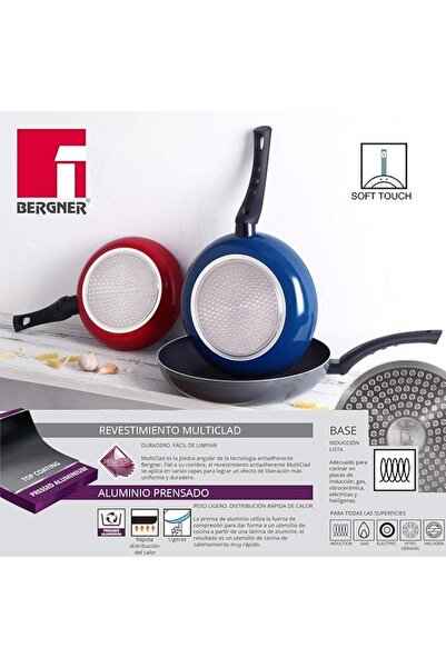 Chefline Non-stick Fry Pan, 28 Cm, Xf28r Large Non-stick Frying Pan For Everyday Healthy Cooking