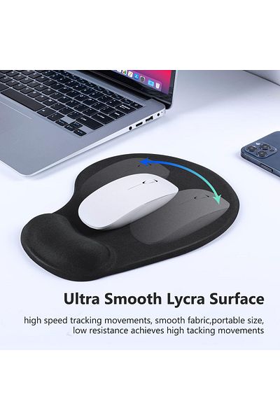 Bogadini Ergonomic Mouse Pad – Non-Slip, Comfortable, For Office Or Gaming