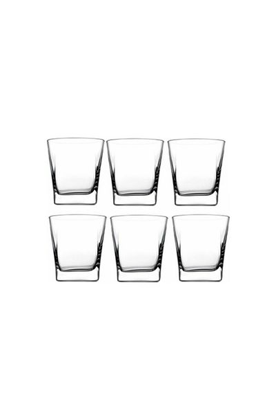 Paşabahçe 41280 Carre 6-Piece Soft Drink Water Glass