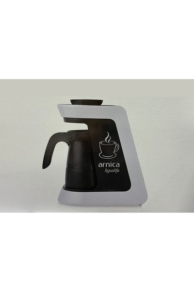 Arnica Sparkling Pro Automatic Turkish Coffee Machine Black-White Ih32045