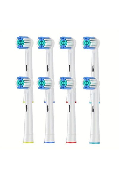 Choice 8pcs 4pcs Toothbrush Head Compatible With Braun Oral B Electric Toothbrush, Replacement Brush Heads