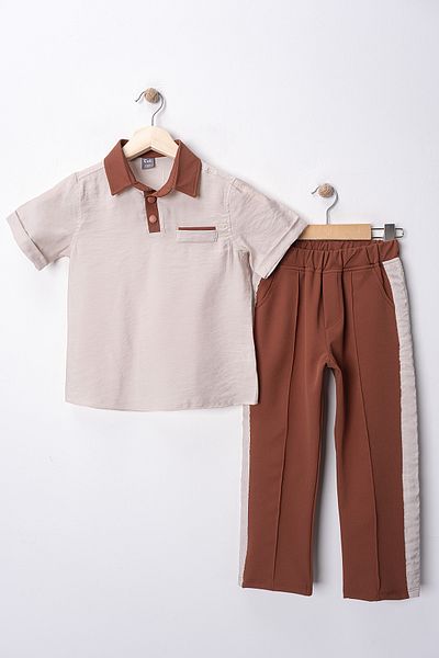 MİNİ İNOWESTA KİDS Modal Fabric Boy's 2-Piece Suit / Holiday / Special Day / Birthday