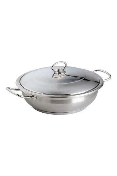 Royal Gastro 28 cm Flattened Steel Pot