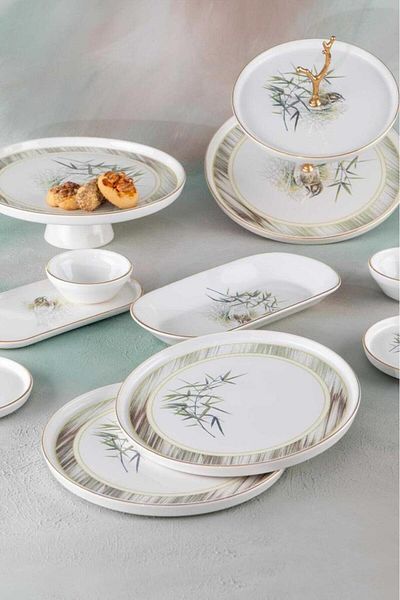 ACAR Botany 21 Piece Brunch Set Sr-06229
