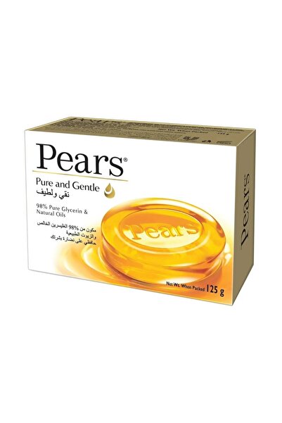 Pears Pure & Gentle Soap Bar With Natural Oils 125g – Mild & Moisturizing Cleanser