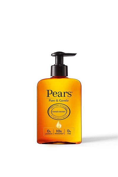 Pears Pure and Gentle Hand Wash 250ml – Moisturizing Glycerin Soap-Free Formula