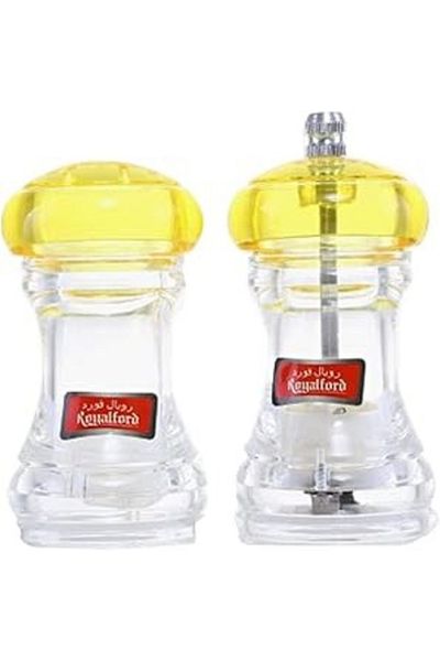 Chefline Salt & Pepper Shaker, 4 inches, SM004AS Classic Stainless Steel Kitchen & Dining Accessory