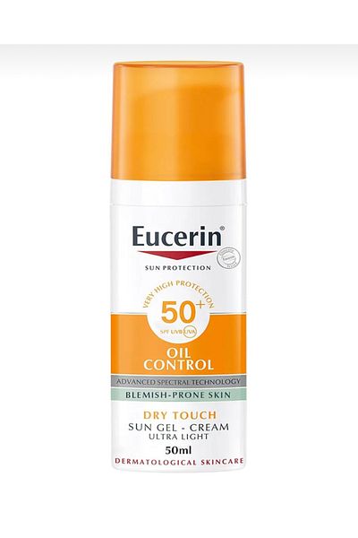 Eucerin جل كريم الحماية من الشمس للبشرة الدهنية SPF 50+ من يوسيرين 50ملEucerin