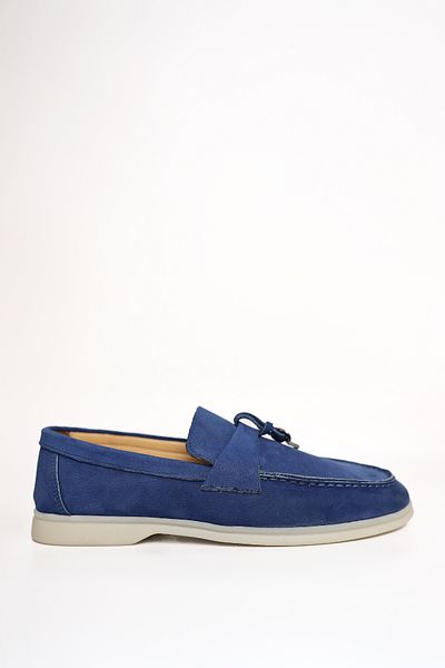 Greyybull Shoes Мъжки ежедневни велурени обувки, мокасини Rok - цвят саксофон