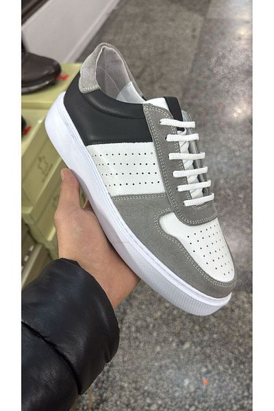 Greyybull Shoes λευκά δερμάτινα ανδρικά αθλητικά παπούτσια-καλοκαιρινά αθλητικά παπούτσια
