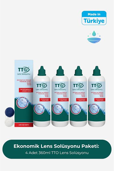 TTO Lens Solution 360 ml 4 Pcs Expiry Date: 09/2026