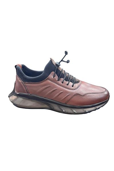Greyybull Shoes Мъжки кожени маратонки в кафяво