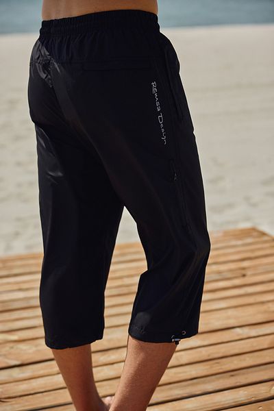 Remsa Mayo Ανδρικό μαγιό Remsa Blue Sea Long Capri RKS-01 Μαύρο