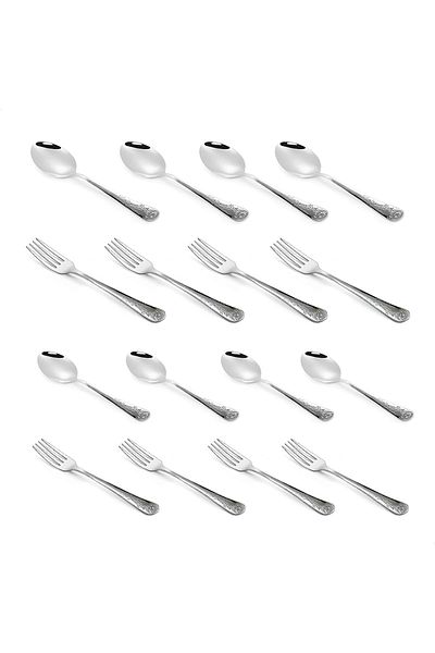 Blackstone 16-Piece Premium Stainless Steel Cutlery Set – Mirror Polished, Dishwasher Safe