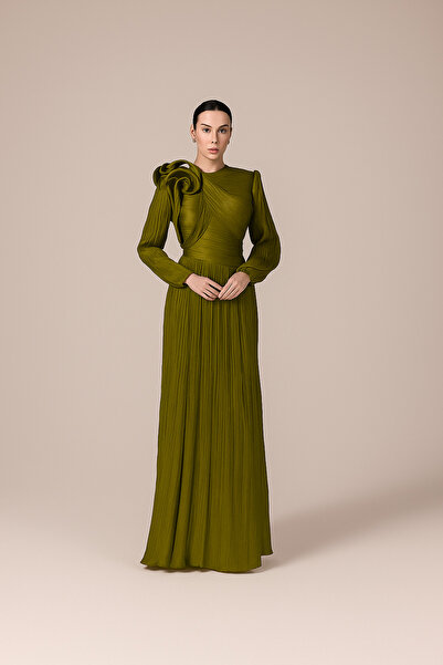 Kenzel Self Accessorised Evening Dress