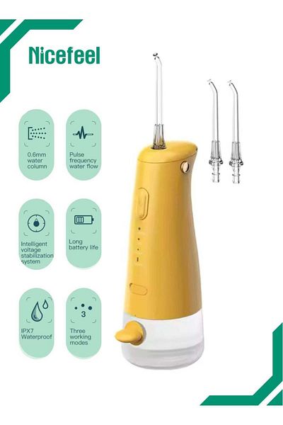 Nicefeel Mini Dental Water Flosser FC3940 – Penguin Design, Portable Oral Irrigator