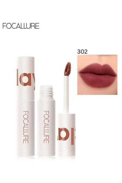 Focallure Velvet Matte Liquid Lipstick Satin-Finish Full Coverage Lip Color