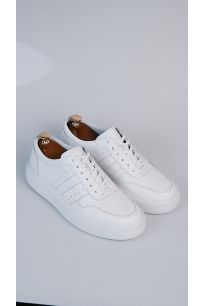 ARYAN Viper Model Hakiki Natural Deri Sneaker Ayakkabı