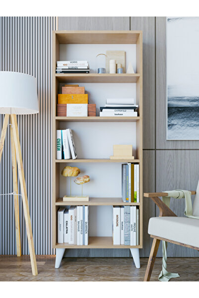 MONTENERO Kitaplık Marbella 5 Raflı Açık Kitaplık