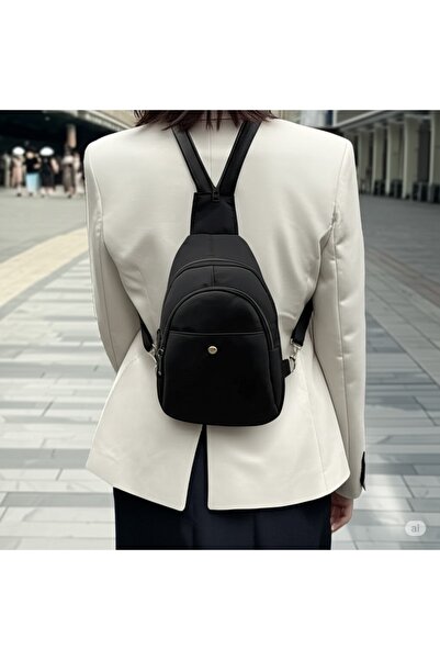 Moda West Modawest Black Geantă de talie și rucsac pentru femei