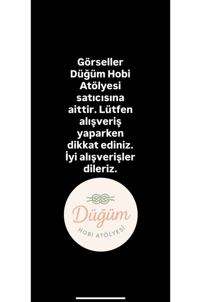 Düğüm Hobi Atölyesi 1 mm Beyaz Paracord Paraşüt İpi 1 Metre Bileklik Tespih Kolye Makrome Halhal Takı Tasarım İpi