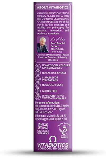 Vitabiotics Diabetone Original Cap 30s