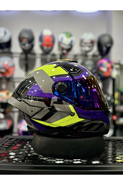 MT Helmets Thunder 4 Valiant İridyum Vizörlü (+1 Şeffaf Vizör)