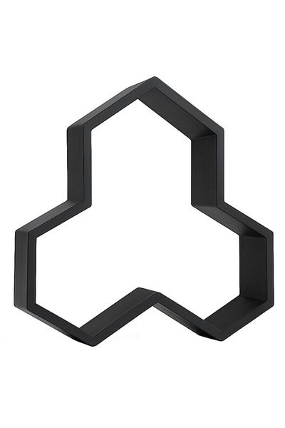 NEXTLY Matrita pavaj din beton NEXTLY, plastic durabil, 38x36x4.5cm, 21-17 negru