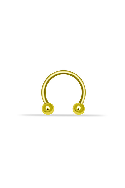 Dianora Piercing Toplu Altın Yarım Halka Piercing