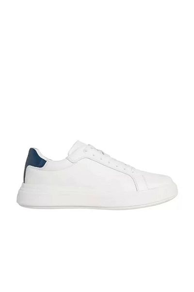 Calvin Klein Ниски маратонки с връзки Lth Erkek Beyaz Hm0hm01016-0k6