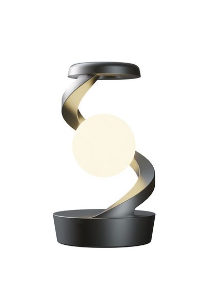 zyteq Lampa inteligenta ZYTEQ®️ rotativa, incarcator wireless, senzor miscare, control multiplu, gri