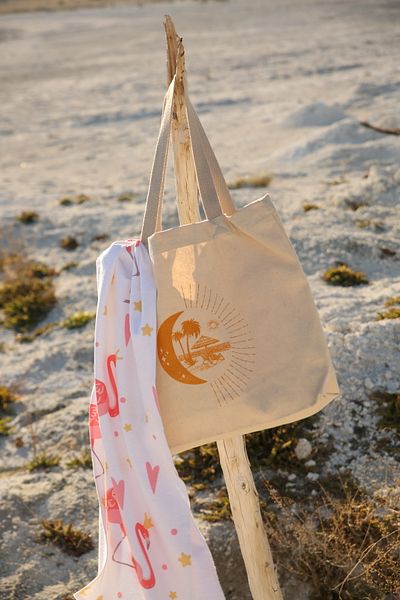 Home Cotton Beach Towel and Stylish Beach Bag Set - Summer Beach and Vacation Set