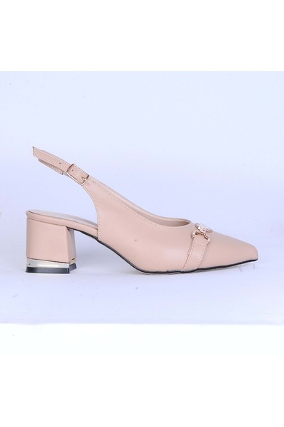 moda ayakkabım Pantofi de modă 166 Skin pentru femei cu toc de 7 cm