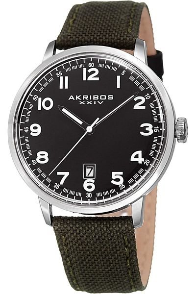 Akribos Akribos XXIV Men's Quartz Watch - Ak1025ssbk