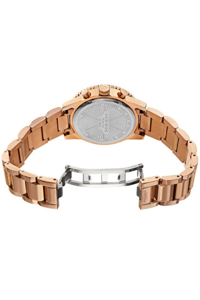 Akribos Akribos Women's Rose Gold Quartz Watch with Swarovski Crystals - Ak872rg