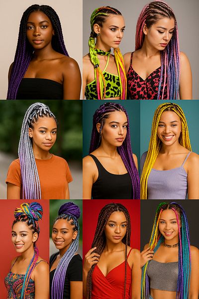 SÇ PERUK No 1855 African Braid Jumbo Fringe African Tiwist Braiding Hair 100 gr 60 Cm