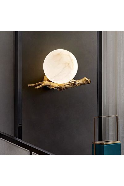 zyteq Aplica perete ZYTEQ®️ LED, lumina calda, design elegant, 20x30 cm, interior, aurie