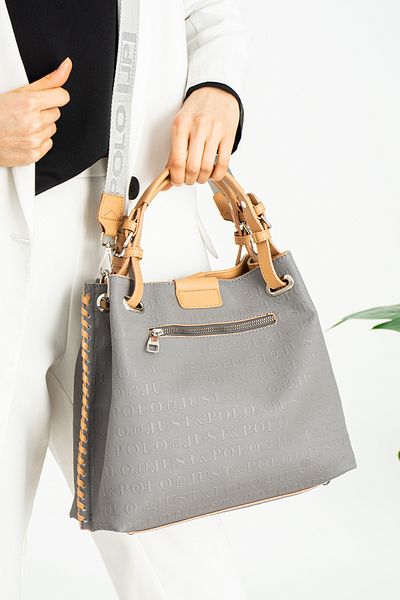 Just Polo New Season Long Strap Multi-Compartment Women's Hand and Shoulder Bag