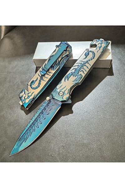 VAS.QUE Akrep Motifli Çelik Çakı