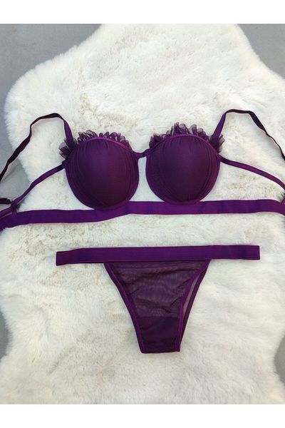 Love Angels Oyster Model Full Padded Padded Bra Panty Set - Women's Underwear