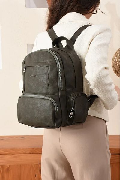 Just Polo Women's Handbag and Backpack with Long Strap Compartment