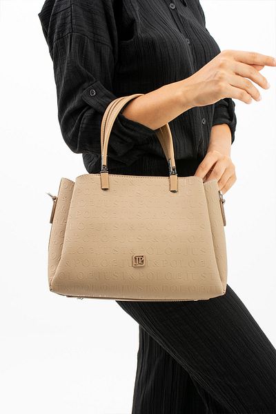 Just Polo New Season Long Strap Multi-Compartment Women's Hand and Shoulder Bag