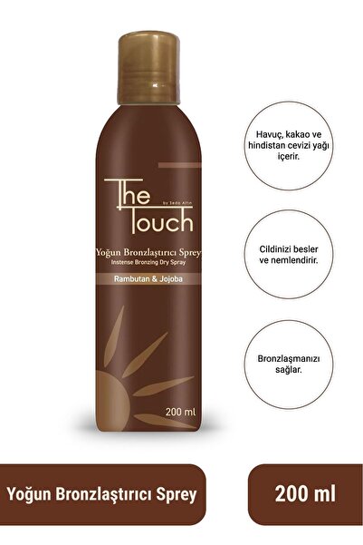 The Touch By Seda Altın Yoğun Bronzlaştırıcı Sprey 200 ML - SPF 0