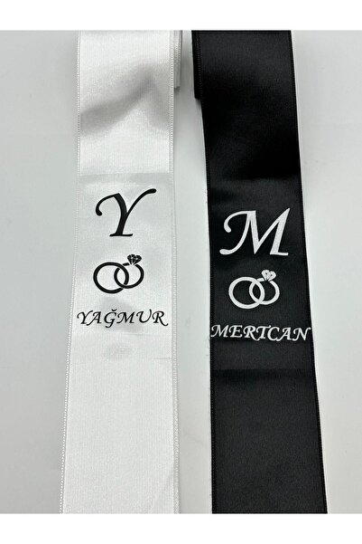 Frisson KİŞİYE ÖZEL Takı Kurdelesi 6 Cm Eninde 2 Metre 2 Adet