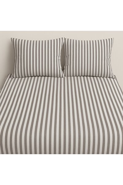 YANPA TİCARET Yanpa Trade Cotton Satin Double Bed Sheets Set .160/200 Fitted Sheet 2Pcs Pillowcase 50/70cm