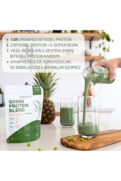 Naturiga Protein Karışımı (YEŞİL) 250 gr