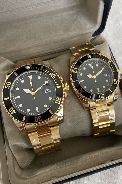 Leerybee Sk-12 Couple Watch for Valentine's Day Special Boxed Gift for Wife and Husband Birthday Anniversary Gift