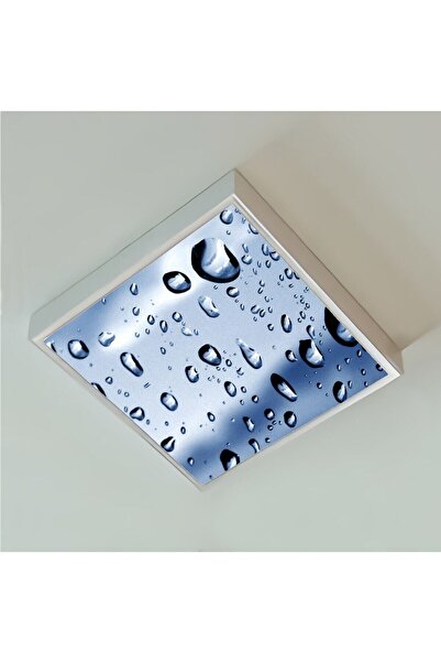 Gökyüzü Panel Damla Model-banyo Avize-60x60 Ledli-hd Baskılı-led Wc-banyo Avi...